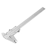 Silver Tone 150mm-0.02mm Mechanical Vernier Caliper Measuring Tool w Case [並行輸入品]