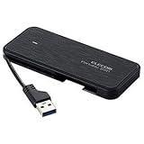 エレコム ケーブル収納型外付けポータブルSSD 480GB ブラック ESD-EC0480GBK 1台