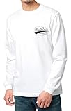 [エムアールユー] 長袖tシャツ メンズ ロンT 長袖 ルード ロゴ プリント ロングtシャツ 綿100％ ホワイト M