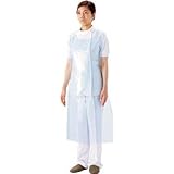 サラヤ:サラヤ プラスチックエプロン袖なし50枚ブルー 51063 型式:51063（1セット:50枚入）
