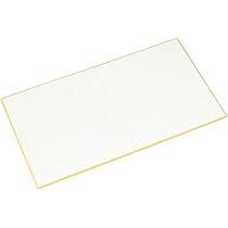 Amazon | ミニ色紙 二つ折り 奉書紙 寸松庵 242mm x 136mm 白