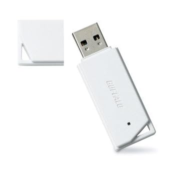 BUFFALO USBメモリー バリュータイプ 4GB RUF2-K4GE-WH