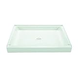 Mustee 3648 M DurabaseファイバーグラスSingleしきい値シャワー床、36 x 48-inch、ホワイト