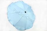 BABY SUN UMBRELLA PARASOL BABY PRAM PUSHCHAIR BUGGY CANOPY PROTECT FROM SUN/RAIN (Light Steel) by Th
