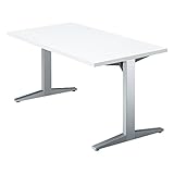 プラス　会議テーブル　STAGEO　テーブル長方形　ST-140TR　ホワイト