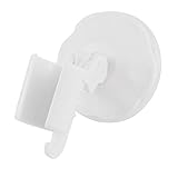 uxcell　シャワーヘッドホルダー　シャワーヘッドグリップ　ブラケットホルダー　タッチャブル　浴室用　ホワイト
