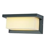 YJH+ 屋外Led壁ランプ屋外の防水壁ランプコートヤードアイル壁スクエアウォールランプ 美しく、寛大な ( 色 : A )