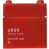 デミコスメティクス ウェーボ デザインキューブ (uevo design cube) ニュートラルワックス レッド 80グラム (x 80)