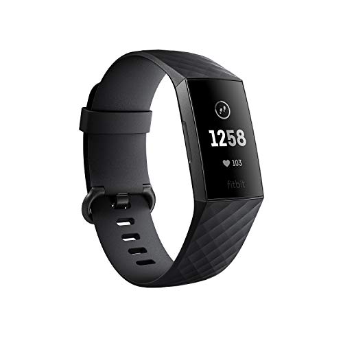 Fitbit フィットビット フィットネストラッカー Charge3 バッテリーライフ最大7日間 睡眠ステージ記録 活動量計 歩数&距離&カロリー記録 耐水50m性能 着信/SMS/アプリ(LINE/Twitter/Facebook)通知 24時間心拍測定 エクササイズモード 女性の体調管理 Black/Graphite Aluminium L/Sサイズ【日本正規品】 FB410GMBK-CJK Fitbit フィットビット フィットネストラッカー Charge3 バッテリーライフ最大7日間 睡眠ステージ記録 活動量計 歩数&距離&カロリー記録 耐水50m性能 着信/SMS/アプリ(LINE/Twitter/Facebook)通知 24時間心拍測定 エクササイズモード 女性の体調管理 Black/Graphite Aluminium L/Sサイズ【日本正規品】 FB410GMBK-CJK