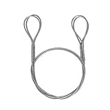 台付け策 2本セット 12m(4分)×1m 編込み加工 固定ワイヤー 台付けワイヤー DK-12-1-10P (12mm1M)