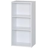 アイリスオーヤマ カラーボックス 3段 幅41.4×奥行29×高さ88.2cm ホワイト 可動棚 CX-3KD