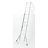 ハセガワ スタビライザー付脚部伸縮式2連はしご ハチ型　LSS21.081-6010 【7992211