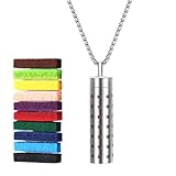 香水ネックレス、香りネックレス - ポータブル スチール エッセンス オイル ネックレス | 女性ディフューザーネックレス、メダリオンペンダント、クリスマス用香水ボトルネックレス