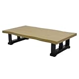 ハイタイプ対応 幅150cm ダイニングテーブル ちゃぶ台 ナチュラル