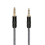 luxferre 4.4mm mdr-1a mdr-1am2 mdr-1r mdr-1abt mdr-1adac mdr-xb950bt ath-msr7 ath-sr5 交換 ヘッドホン ケーブル 4.4mm バランス ケーブル リケーブル 単結晶銅 4.4mm プラグ アップグレード ケーブル ヘッドホン 延長 コード 4.4 mm 3.5 mm 変換 NW-WM1A NW-WM1Z NW-ZX300 TA-ZH1ES PHA-2A 等に対応 バランス ケーブル 1.2m (4.4mm バランス 5極)