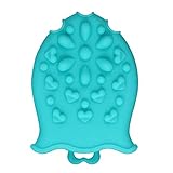 B Blesiya ベビー　新生児　幼児　バスブラシ　シャワー　スキン　マッサージ　洗浄ツール　シリコーン製　全2色　 - 緑