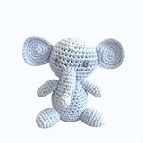 Lil ' DimplesブルーElephant Rattle