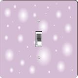 Rikki Knight World's Greatest Aunt Pink Polka Dot Single Toggle Light Switch Plate [並行輸入品]