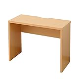 山善(YAMAZEN) スリムデスク 幅90 ナチュラル CSD-7090(NB)