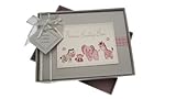 White Cotton Cards Nanna's Boasting Book Photo Album Toys Range (Pink Gingham) by WHITE COTTON CARDS