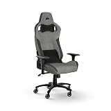 CORSAIR T-3 RUSH V2 Grey/Charcoal 2023新モデル ゲーミングチェア オフィス/デスクチェア ゲーム用 リクライニング パソコンチェア PUレザー 高さ調整 【グレー/ブラック】CF-9010056-WW
