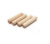 家具 建具 連結用 木製 ダボ (小（6×30mm）4本)