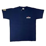 [kubagasaya]くば笠屋 雑貨 沖縄 お土産 オリオンビール コラボ tシャツ T-SHIRTS メンズ スラブ天竺 半袖 綿100% コットン オリオン オリジナル Tシャツ (XL, シーサー 紺)