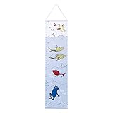 Trend Lab Dr. Seuss One Fish Two Fish Canvas Growth Chart Blue/Green/Yellow/Red/White [並行輸入品]