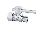 Elements of Design CC44451DL Concord Decorative Quarter Turn Valve with 1/2-Inch Copper Comp and 1/2