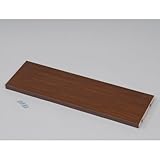 JKプラン 奥行き17cm天井突っ張り書棚 愛書家 専用 下部本体可動棚 ブラウン ch6017ta