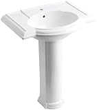 Kohler Devonshire洗面台with single-hole蛇口ドリル 1.38 K-2294-1-0 1