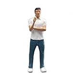 1/64プラモデル レジン模型頭文字d藤原 塗装フィギュアクラシック ドールコレクションシリーズミニチュア 小物シミュレーション 人形男の子 おもちゃ (白い)