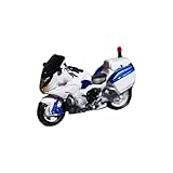 LOL-FUN 1/64 スケール女性警察モデルミニチュアシーンレイアウト装飾風景装飾現実的なロールプレイフィギュア樹脂置物, バイク1台