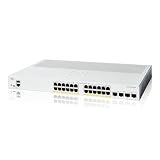 シスコシステムズ (Cisco) Cisco Catalyst 1200-24P-4G スマート スイッチ 24 ポート GE PoE 4x1GE SFP 金属筐体 静音ファンレス 法人向け (C1200-24P-4G)