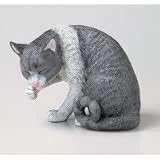 オーナメントねこ(お手入れ) SR-0292-GY