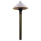 Sea Gull Lighting 91178-147 Imperial 1-Light Pathway/Landscape Lighting, Weathered Brass [並行輸入品]