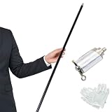 手品グッズ 伸縮棒 アピアリングケーン 手ぶくろ付属 マジックステッキ 伸びる棒 護身用 手品 コンパクト 丈夫 孫悟空 magic 金属製 マジック用品 マジシャン マジックショー 幻想