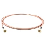 低損失 テフロン 同軸ケーブル 両端SMA 超低損失 高周波同軸ケーブル SMA-P（オス）-SMA-P（オス） アマチュア無線 (1m)