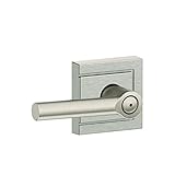 Schlage f40-brw-uldブロードウェイプライバシードアレバーSet with Decorative Uplandトリム、 none F40BRW619ULD