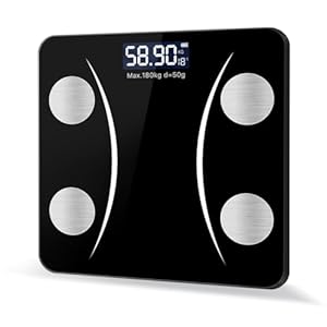 FLYARROW 2025最新 高精度 電子体重計 ヘルスメーター 自動ON/OFF 180kg対応