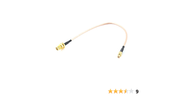 Amazon Co Jp Uxcell Sma Mcx ケーブル Mcxオスプラグ Smaメスジャック Rf テストプローブ Mcx オス複合ケーブル Rg316 23cmの長さ 産業 研究開発用品