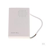 SunniMix 有線　ドアベル　チャイム　ハイサイレン　DC 12V 　3個入り　耐久性　耐火性