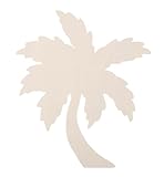 Darice 9189-19 Unfinished Wood Simple Shape Cutout, Palm Tree, 3mm [並行輸入品]