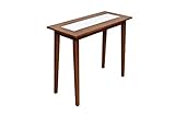 Milanタイル入りカウンターテーブル100cm幅・ブラウン（MW-C100BR）