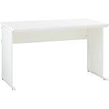 ワークデスク W1200xD600 ホワイト木製平机　オフィスデスクZ-LWD-1260WHK