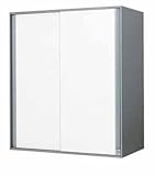 コクヨ　アルティス2　キャビネット　上置き　高さ1020mmタイプ　2枚引き違い戸　塗装タイプ　幅900×奥行き450mm カラー:SAW（ホワイト）