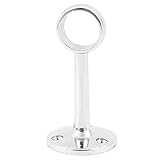 uxcell　ワードローブレールサポート　ソケット ホルダー　ブラケット 22mmのチューブ径