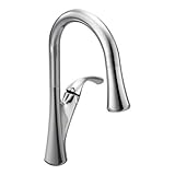 Moen 9124C Notch One-Handle Chrome High Arc Pulldown Kitchen Faucet featuring Reflex [並行輸入品]