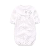 Boo.Kabee 犬いろいろ水玉柄 ツーウェイオール ベビー服 秋冬 新生児 カバーオール 50-70cm BKB812B