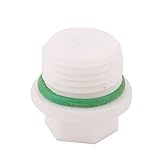 DealMux PVC家庭の浴室の水栓ホースチューブ挿入管継手コネクタホワイト